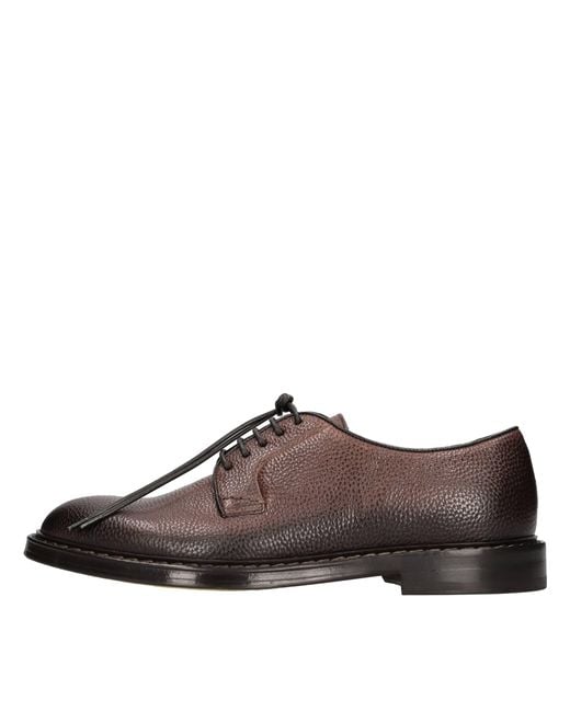 Doucal's Brown Flat Shoes for men
