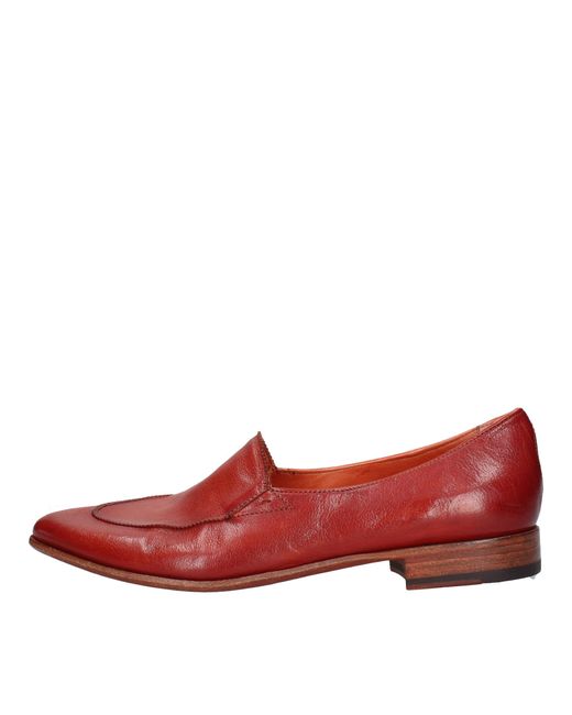 Pantanetti Red Flat Shoes