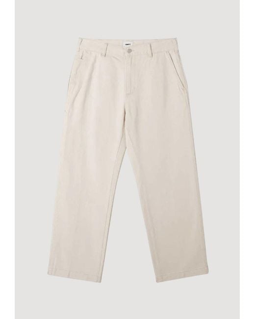 Obey White Hardwork Carpenter Denim for men