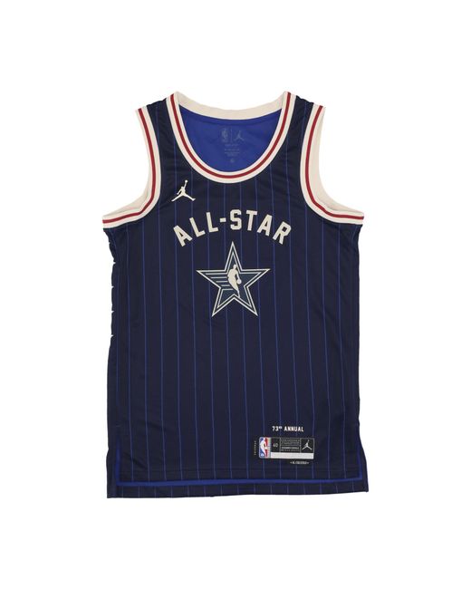 Debardeur De Basket-Ball Pour Hommes Nba All Star Game 2024 Dri-Fit Swingman Jersey No 34 Giannis Antetokounmpo Team East JORDAN NBA pour homme en coloris Blue