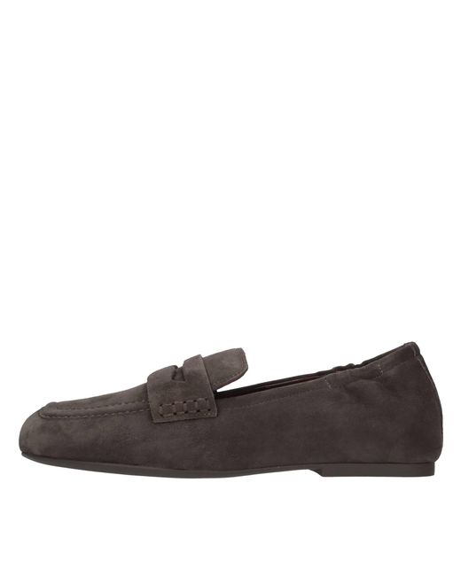 Ash Brown Flat Shoes