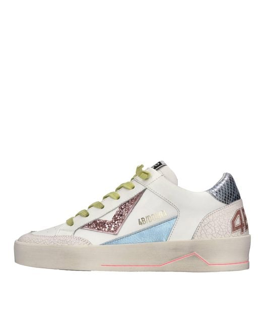 4b12 White Sneakers