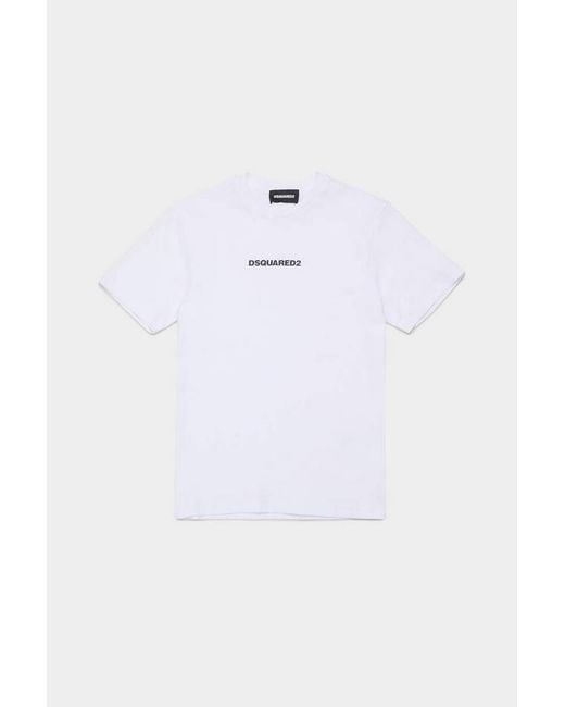 Camiseta Bebe Blanco DSquared² de hombre de color White