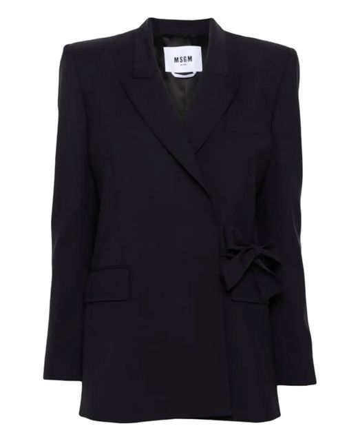 MSGM Jassen Blauw in het Black