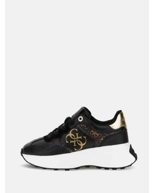 Guess White Damen Sneaker Pel12