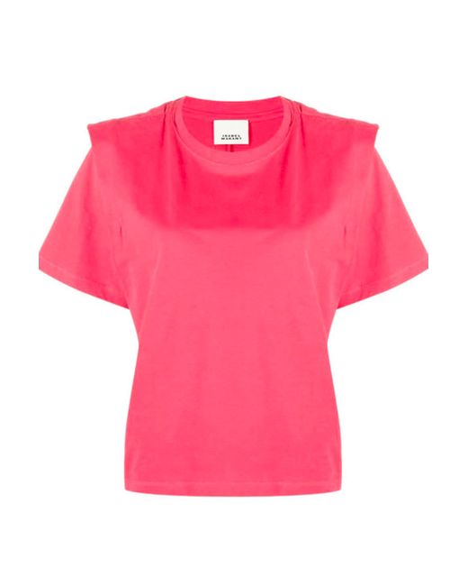 Isabel Marant Pink T-Shirt Und Poloshirt Koralle