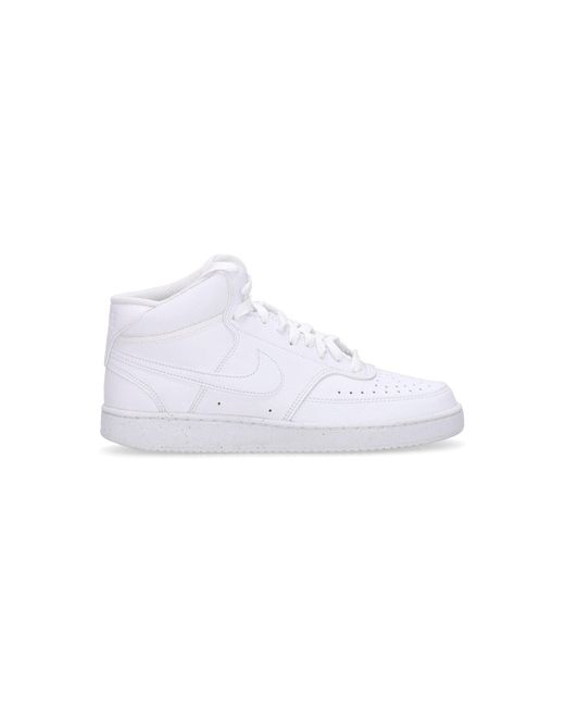 Nike White Court Vision Mid Next Nature Low Shoe for men