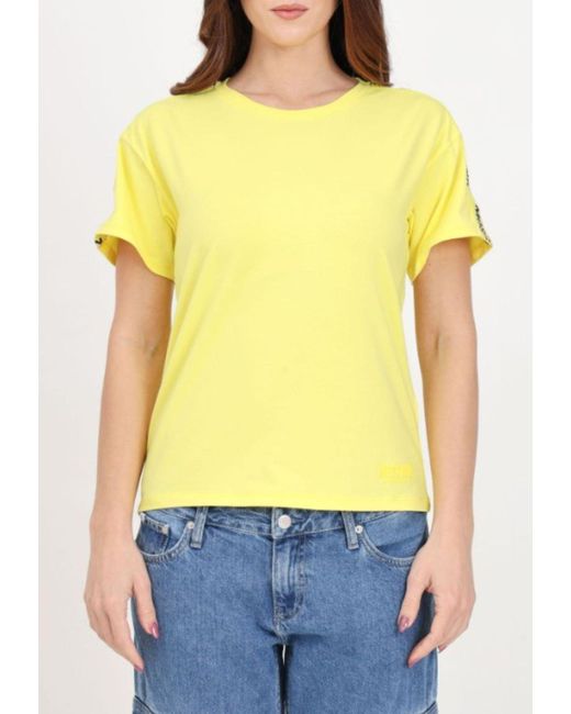 Moschino Yellow T-Shirt Frau