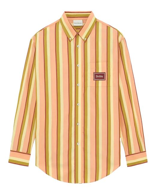 Camisas Hombre Drole de Monsieur de hombre de color Metallic
