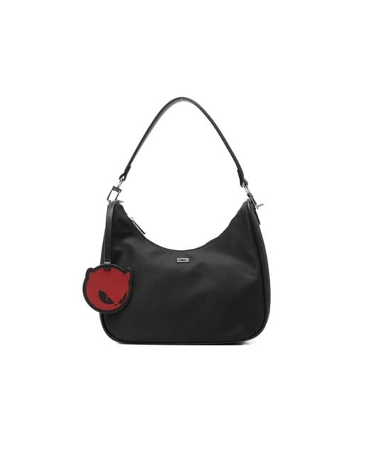 Gcds Black Nylon Bag Mini Bag