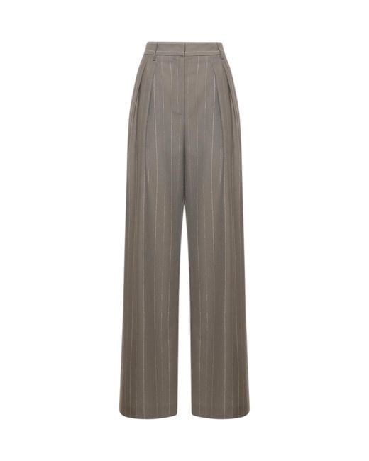 SIMONA CORSELLINI Gray Frauenpalast Trousers Gerssato