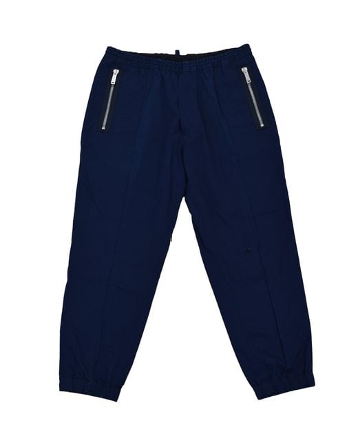 DSquared² Blue 2 Cotton Drawstring Trousers Mod.S71Ka0957S41796524 for men