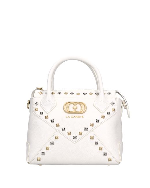 La Carrie White Taschen. Creme