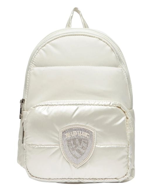 Blauer White Rucksack Frau