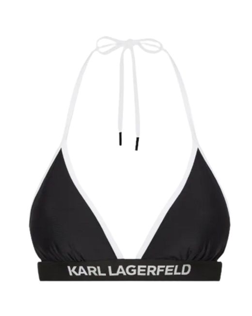 Karl Lagerfeld Black Bademode Fur Frauen