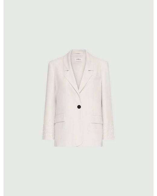 Marella Natural Canvas Jacket for men