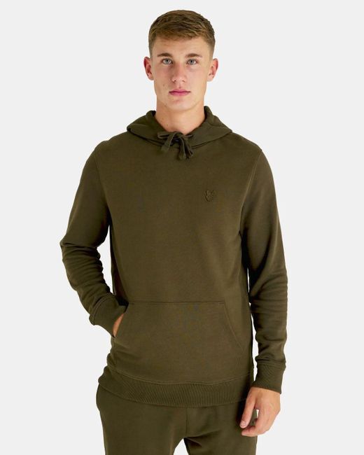 LYLE AND SCOTT 1874 Vrouwen Ml416Ton Tonale Pullover Hoodie W485 Olijfolie in het Green voor heren