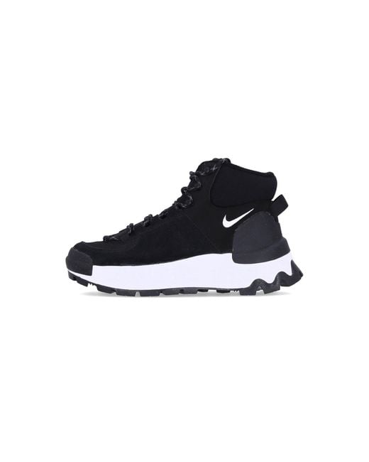 Bota Alta W City Classic Boot Mujer Negro/Blanco/Negro Nike de color Blue