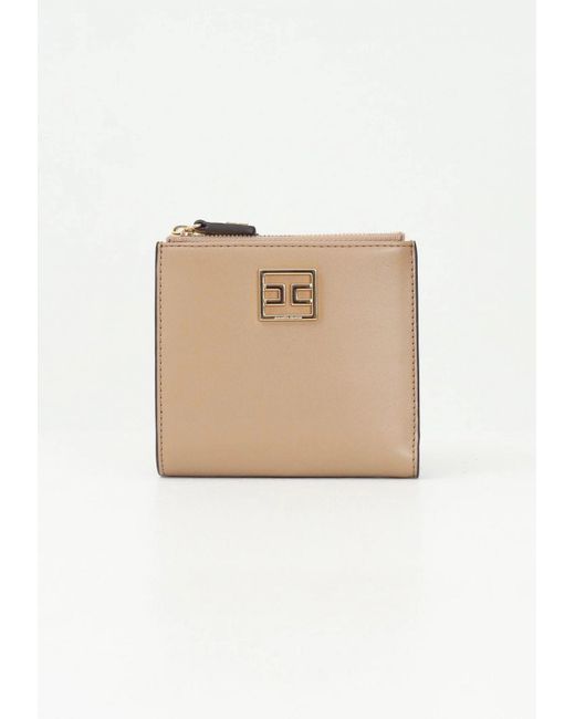 Billetera Y Portatessere Donna Pf01A51E2 032 Elisabetta Franchi de color Natural