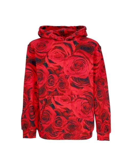 The Hundreds Red Hoodie Pullover for men