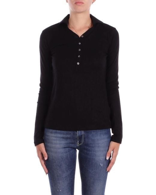 Dondup Black T-Shirts And Polos