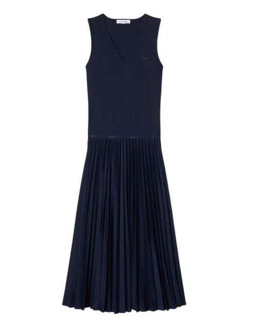 Lacoste Blue Dresses Blu