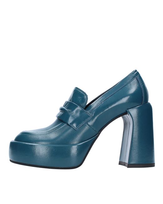 Elena Iachi Blue Flat Shoes
