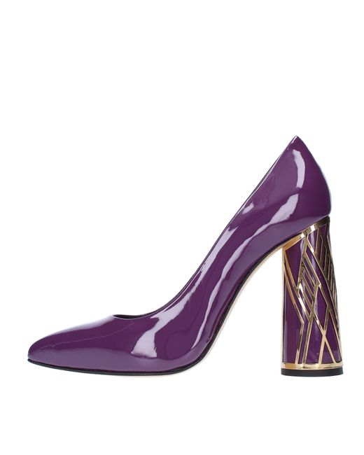 FRANCESCO SACCO Purple With Heel