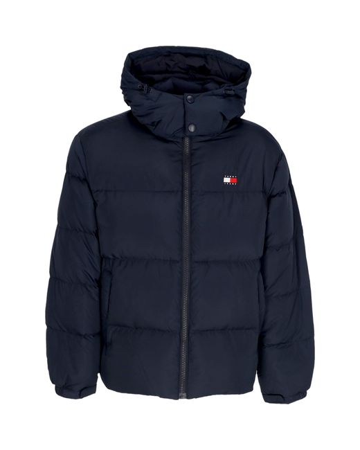 Tommy Hilfiger Blue Jacket Flag Back Alaska Puffer Ext Dark Night for men