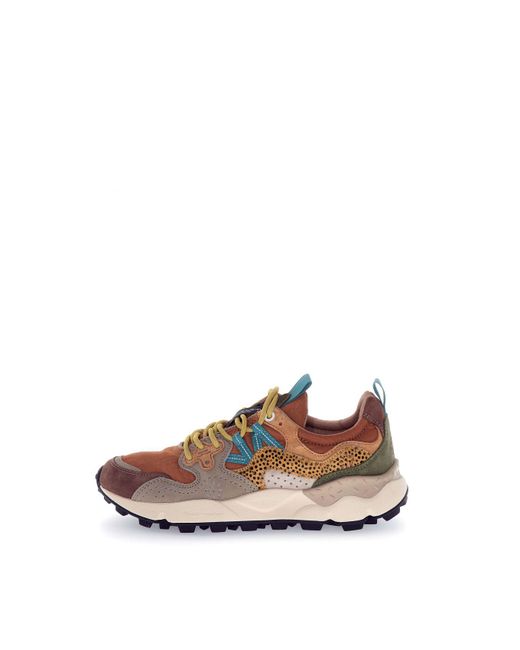 Zapatillas De Mujeres Yamano 3 Flower Mountain de color White