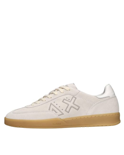 Sun 68 White Sneakers for men