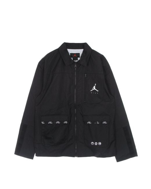 Nike Black Coach Jacket Jumpman Statement Jacket for men