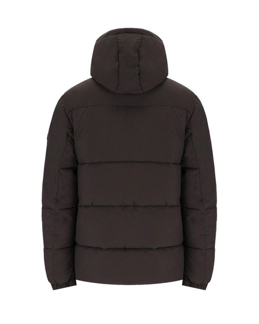 Save The Duck Black Narcissus Hooded Down Jacket for men