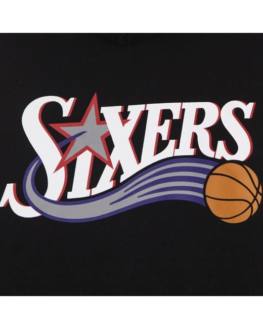 Sudadera Con Capucha Para Hombre Nba Fusion Fleece 2.0 Hardwood Classics Phi76E Mitchell &amp; Ness de hombre de color Black