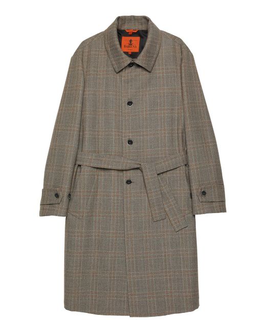 Barena Gray Coats for men