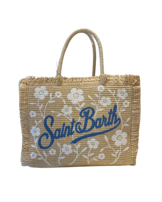 Mc2 Saint Barth Damestas Met Bloemen in het Blue