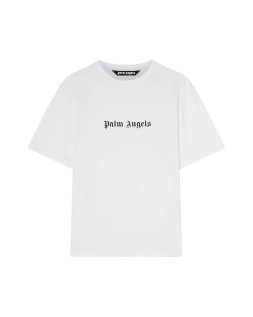 Camiseta Adult Ajuste Regular Palm Angels de color White