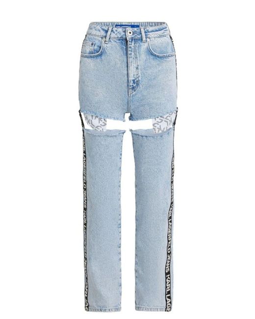 Karl Lagerfeld Blue Damen Jeans