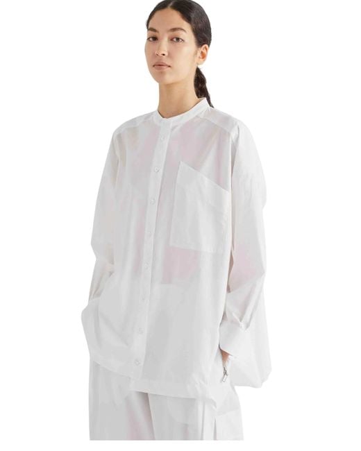 Camicia Mujer MEIMEIJ de color White