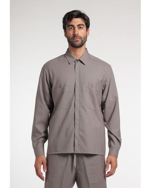 Covert Gray Shirt for men