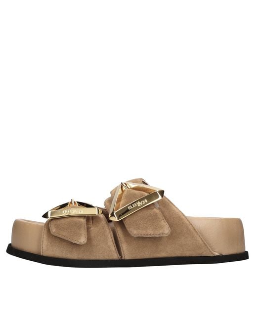 サンダル・ミュール ELENA IACHI Women Sandals E4151CAMEL BROWN Elena Iachi Sandals in Brown | Lyst