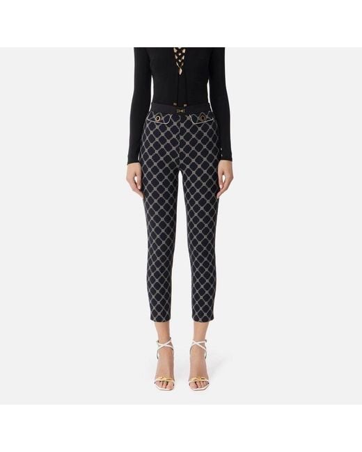 Pantalon De Mujeres Pas7151E2 685 Elisabetta Franchi de color Black