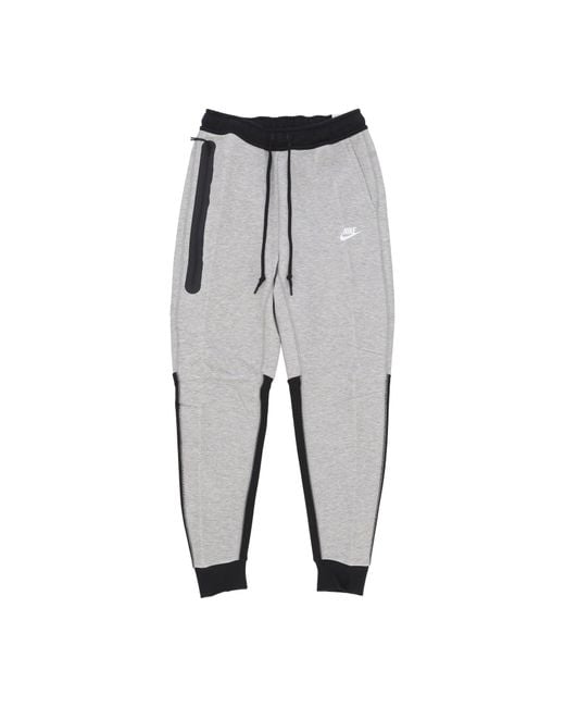 Pantalon De Survetement Leger Pour Hommes Tech Fleece Jogger Pant Dk Heather/Noir/Blanc Nike pour homme en coloris Gray