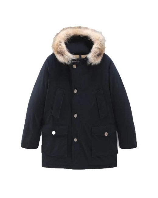 Woolrich Blue Ut0001 Arctic Detachable Parka Mlb Woou0482Mr for men