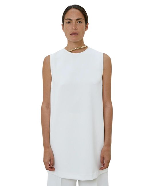 Chemisier Femme MEIMEIJ 100% Coton M2EA01 - Made In Italy, Neuf Avec étiquettes, Volants