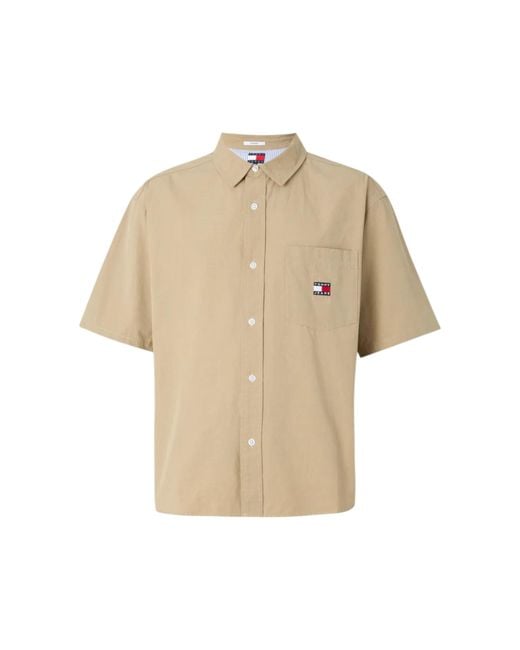 Tommy Hilfiger Natural Shirt Tommi Hilfiger Dm0Dm18885 Relic Tan for men