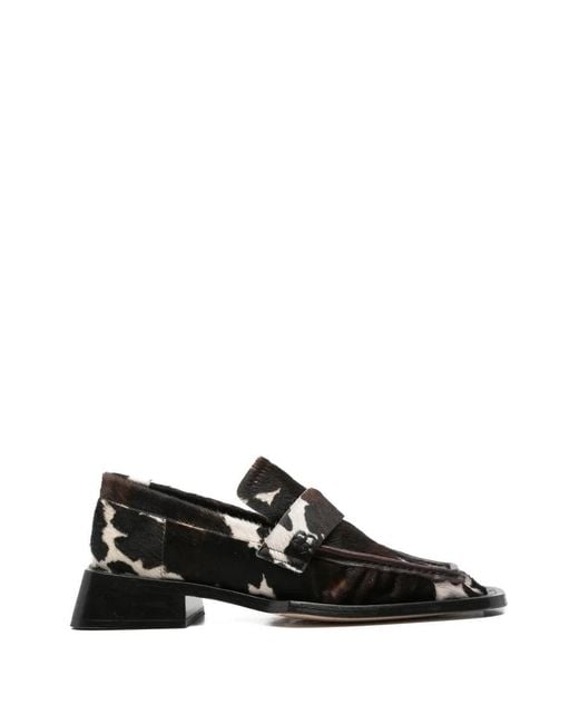 Miista Black Mocassini