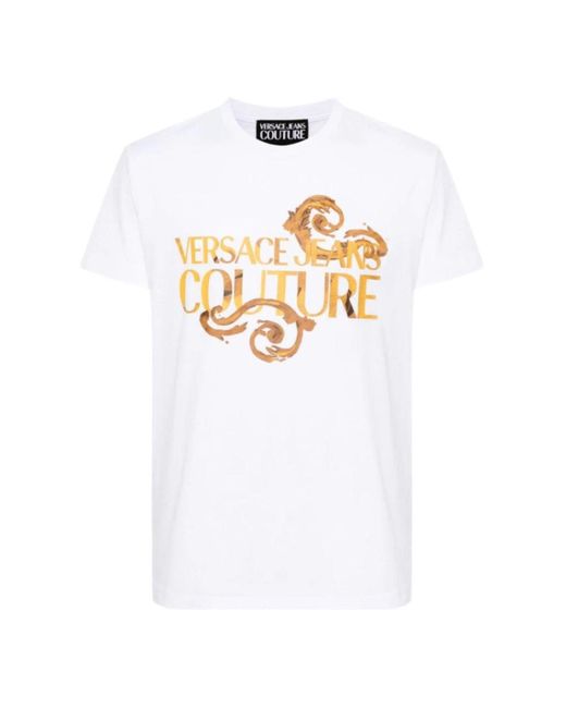 Versace Herren T-Shirt in White für Herren