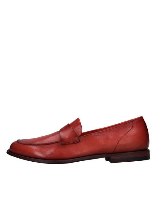 Pantanetti Red Flat Shoes