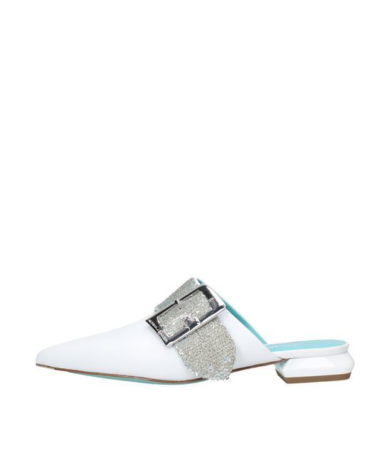 Norma J. Baker White Sandals